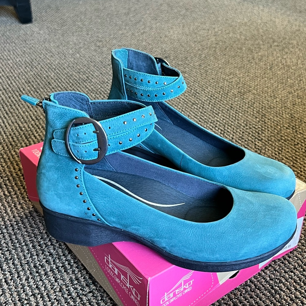 Dansko Women's Teal Mary Jane Shoes
